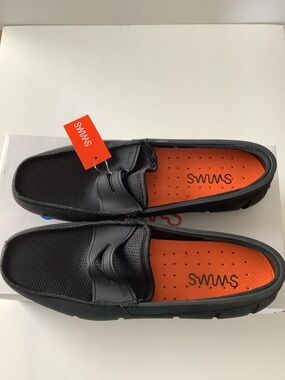 Swims Men’s Black Loafers Size 9